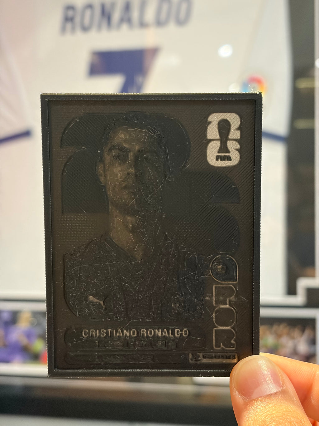 CR7 Lithophane Panini Sticker