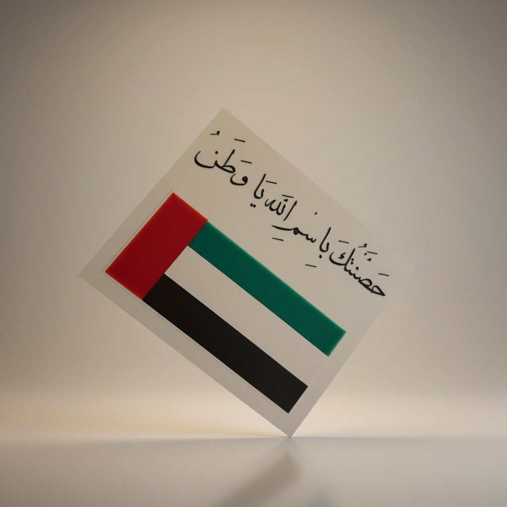 حصنتك بسم الله يا وطن (لوحة) - Bless my Homeland (Plaque)