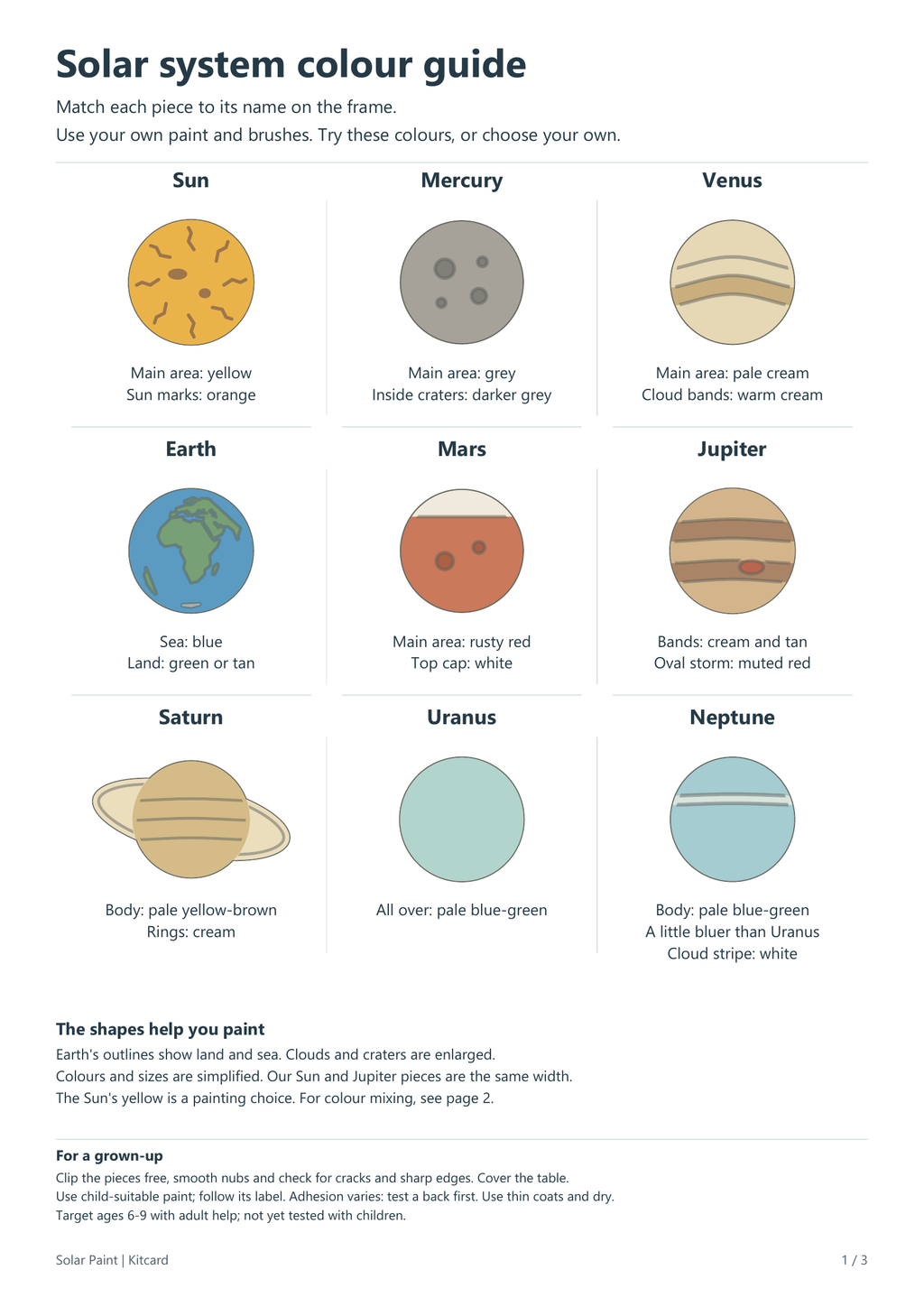 Paint Your Solar System!