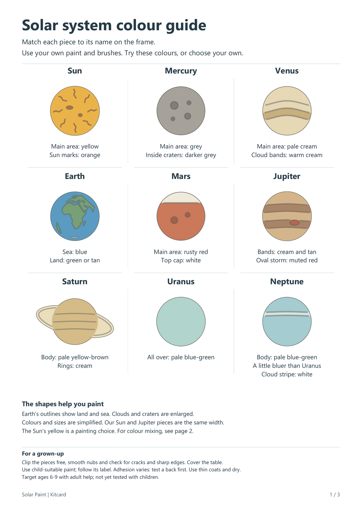 Paint Your Solar System!