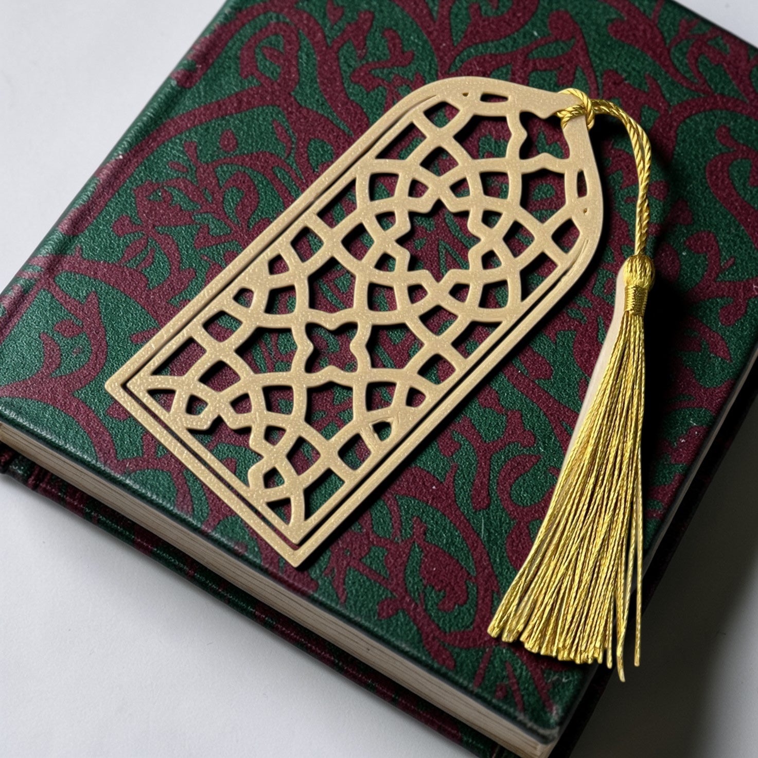 Beige Islamic Design Bookmark