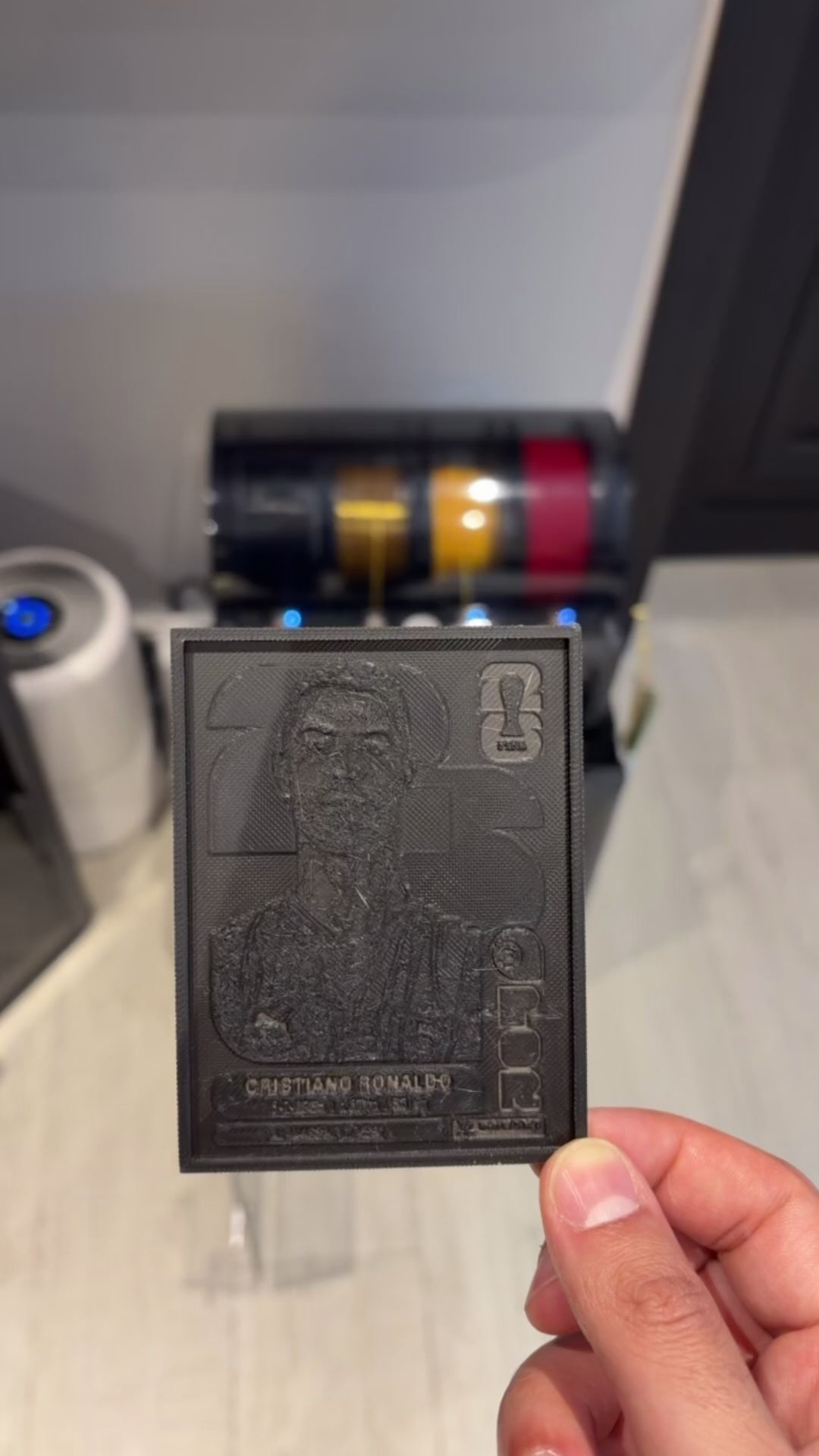 CR7 Lithophane Panini Sticker